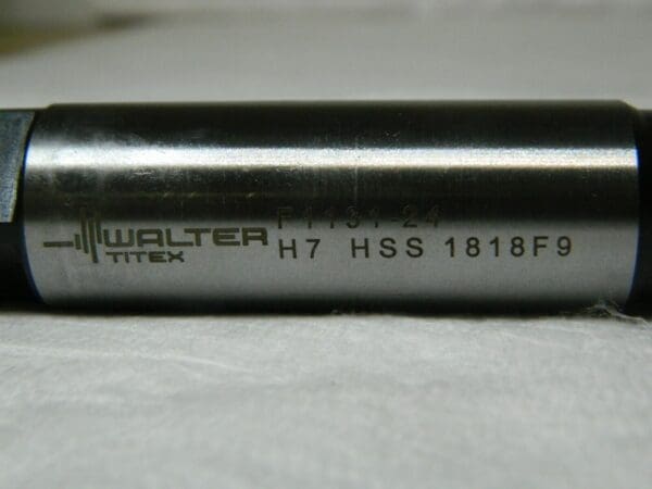 Walter-Titex Hand Reamer 0.9449" Diam Straight Shank 115mm Flute 5071549