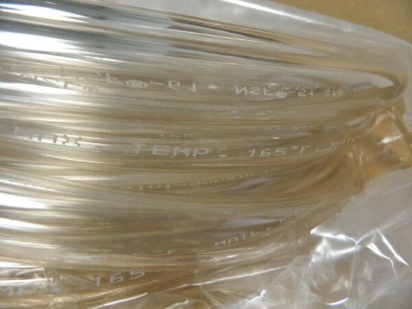 Tygon Plastic Tube 5/8" ID 7/8" OD 1/8" Wall Thickness Approx. 48 ft AAA00046