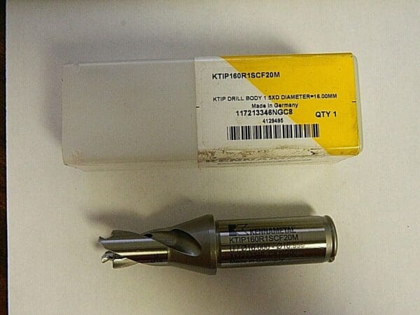 Kennametal KTIP160R1SCF20M 16 to 16.99mm Replaceable-Tip Drill 4129495