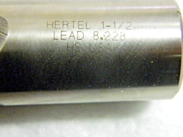 Hertel Square End Mill HSS SE 1-1/2" x 1-1/4" x 3" x 5-1/2 2FL HAA74648C