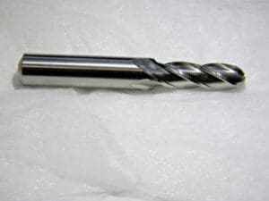 Putnam Tools 5/16" x 1" x 3/8" x 2-1/2" 4Fl HSS Ball Nose End Mill QTY 2 94014