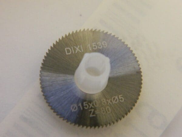 DIXI 15X.8X5 FINE TOOTH SLITTING SAW QTY 2 31924319