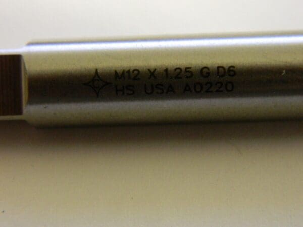 Cleveland M12x1.25 Metric Coarse 6H 3 Fl HSS Spiral Point Tap QTY 3 C57203