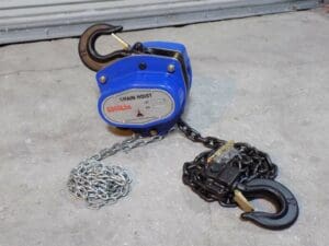 Heavy Duty Hand Chain Hoist 3 Ton Capacity 8 Ft. Lift Max.