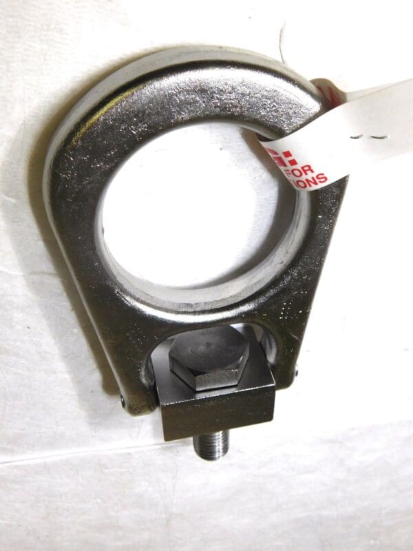 Jergens SS Forged Center Pull Hoist Ring 5000Lb Capacity 3/4-10 Thread 23918-SS