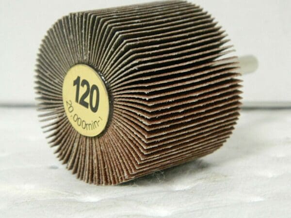 Fine Aluminum Oxide Mounted Flap Wheel 2"x 1-1/2" 120G QTY 25 07719321