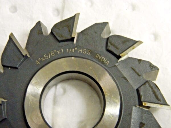 Interstate Side Milling Cutter 4" Diam x 5/8" Width of Cut 18T 03034402