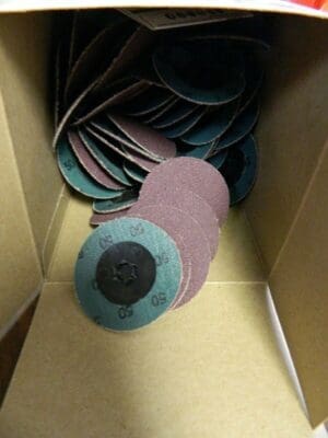 Standard 2" 50 Grit Aluminum Oxide Quick Change Disc Qty 100 572404