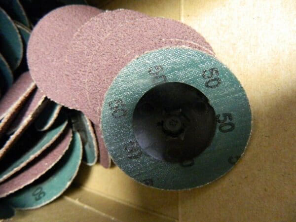 Standard 2" 50 Grit Aluminum Oxide Quick Change Disc Qty 100 572404