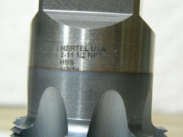 Hertel High Speed Steel Standard Flute Tap 2 - 11-1/2 NPT 7 Flute 75622365