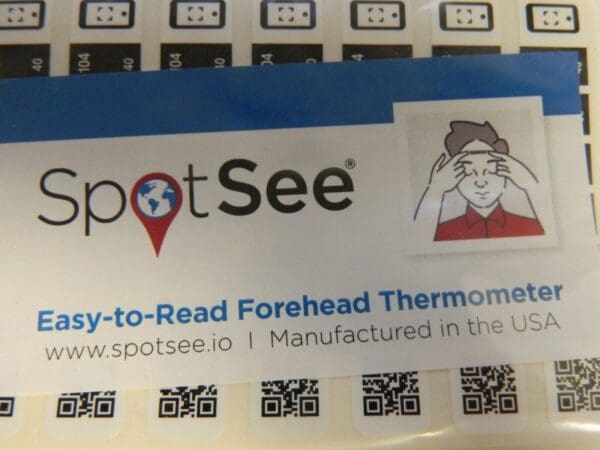 SpotSee Medical Use Respositionable Forehead Thermometer QTY 500 C-8720-100