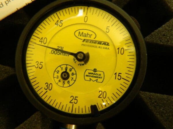 Mahr 1.250"x0.005"x0.500" Dial Indicator per ANSI/AGD Group 2.2014817