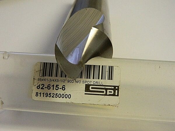 SPI 0.9843" Body Diam 90° 138mm OAL Cobalt Spotting Drill 81195250000