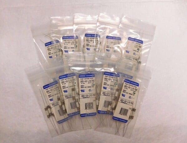 Ferraz Shawmut Fast Acting Mini Ceramic Fuse 250V 2.5A 10PK Lot of 10 GSD-V2-1/2