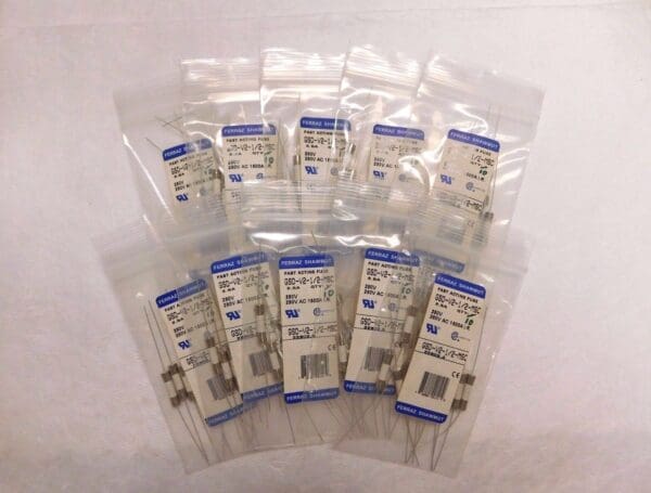 Ferraz Shawmut Fast Acting Mini Ceramic Fuse 250V 2.5A 10PK Lot of 10 GSD-V2-1/2