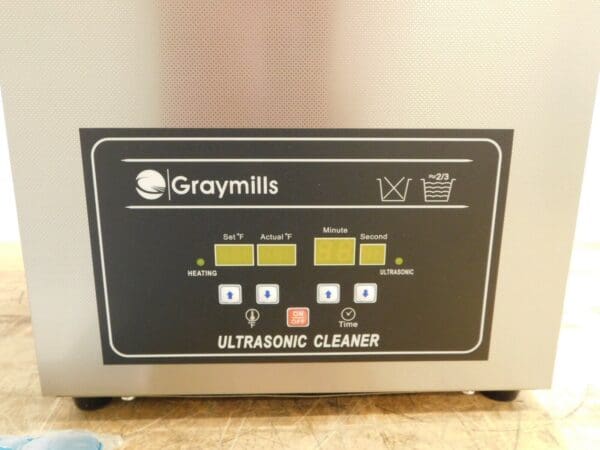 Graymills 4 Gal Bench Top Water-Based Ultrasonic Cleaner BTV-150