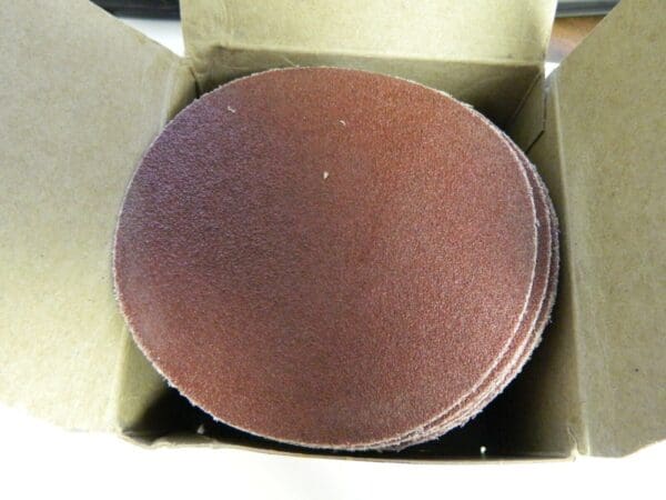 Superior Abrasives 4" Diam, 80 Grit AO Adhesive PSA Disc QTY 50 11436