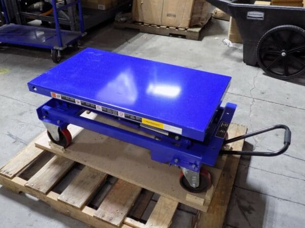 WorkSmart Hydraulic Scissor Lift Cart 770 lb Capacity 35" x 20" Platform REPAIR