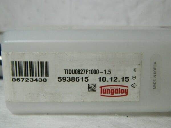 Tungaloy Replaceable-Tip Drill 0.827-0.862" 1.5xD 1" Shk Dia 1.24"FL 4.752" OAL