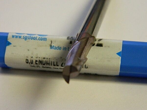 SGS Solid Carbide Square End Mill 6mm Dia. x 15mm LOC 2FL TiCN 43932