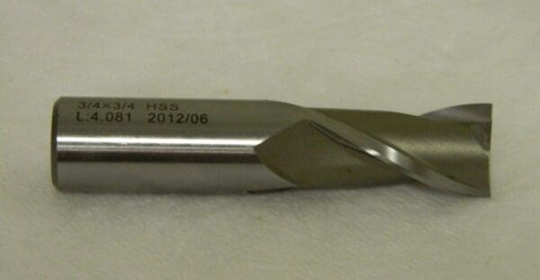 Barnes End Mill 3/4" X 3/4" 2FL HSS Single Right Hand 27655