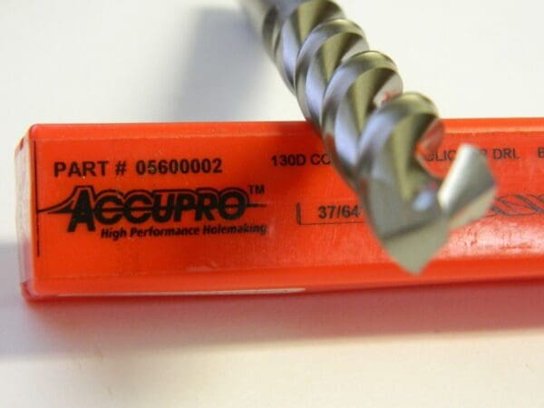 Accupro 37/64" 130° Cobalt Jobber Drill QTY 2.1641468-AC