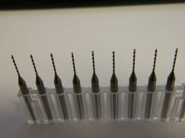 M.A. Ford 0.8mm, 130° Point, Solid Carbide Micro Drill Bit QTY 10