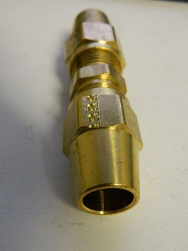 Parker 1/2" Tube OD Brass Compression Tube Union QTY 3 62AB-8