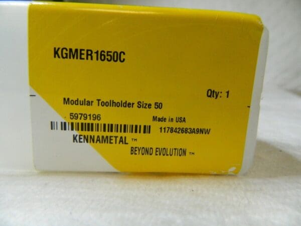 Kennametal Indexable Cutoff Toolholder 1" Depth 1" Workpc Diam RH 5979196