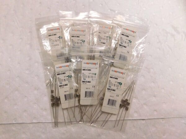 Mersen Fast Acting Miniature Glass Fuse 350V 2A 10-Pack Lot of 7 #SMG-V2