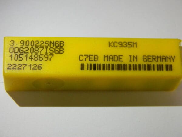 Kennametal Indexable Milling Inserts 3.90022SNGB KC935M #2227126