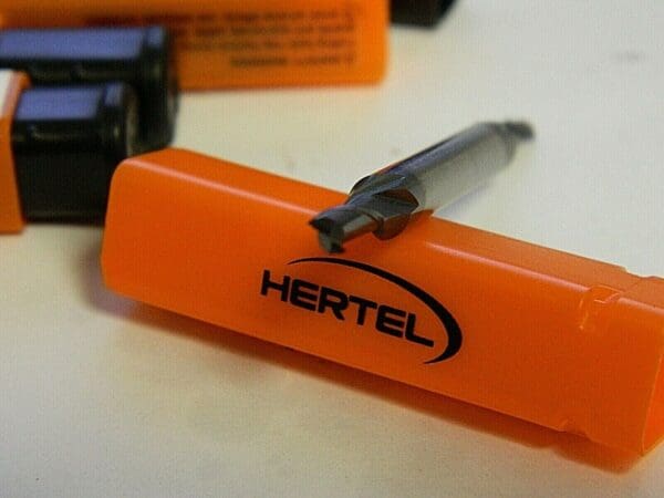 Hertel 1/8" x 1/4" x 3/16" x 2" 2 Flute Carbide Square End Mills Qty 4 59916304