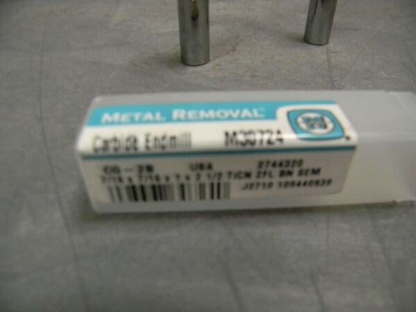 Metal Removal Ball End Mill 7/16" x 1" x 2-1/2" 2F Carb TiCN M30724