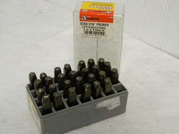 C.H. Hanson 27 Piece 3/16" Character Steel Stamp Set 22250