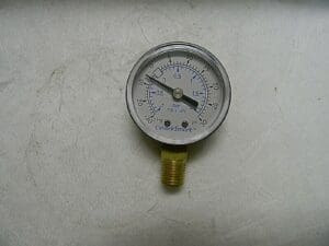 WorkSmart 2" Dial 1/4 Thread 30-0-30 Scale Range Press Gauge QTY 2 WS-PE-GAGE-19