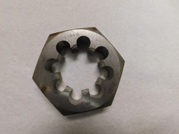 1-7/8 - 8 UNS Thread, 3-1/8" Hex RH Thread, Hex Rethreading Die 74886136