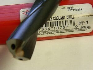 Cleveland 47/64" 118° Spiral Flute HSS Taper Length Drill Bit C10757