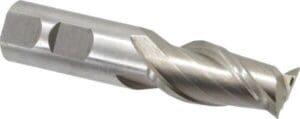 Interstate 7/8" 7/8" Shank Diam 4-1/8" OAL 2 Fl HSS Square End Mill QTY 2