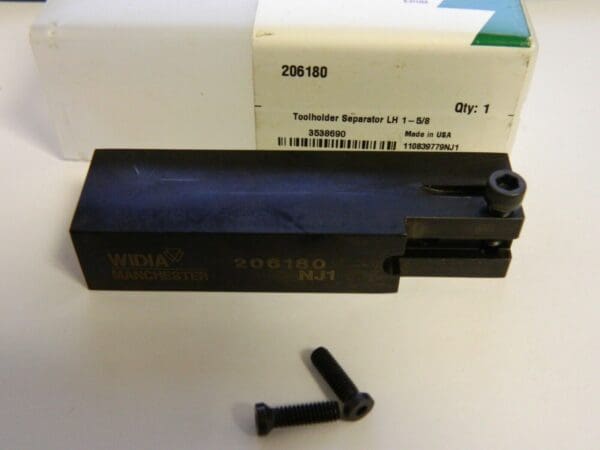 Manchester 1-5/8" Max Workpc Diam, Left Hand Indexable Cutoff Toolholder 206180