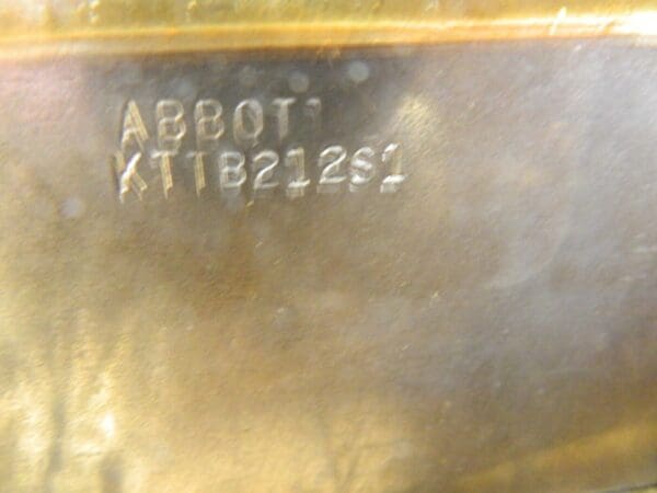 Abbott 12" & Up Chuck Cap Square Soft Lathe Chuck Jaw Set of 2 ONLY. KTTB212S1