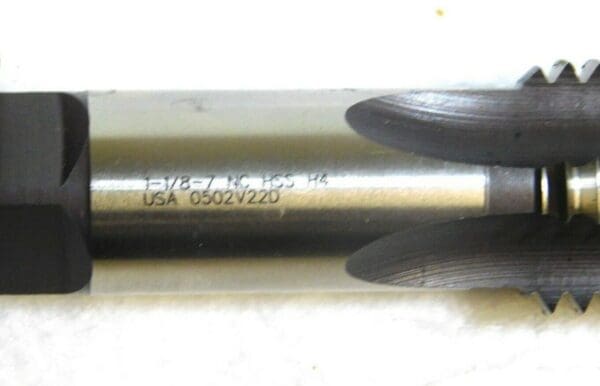 Hertel Bottoming Chamfer Tap 1-1/8-7 UNC 2-9/16” Thread Lgth 5-7/16”L 02384477