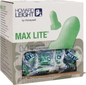 Howard Leight Disposable Uncorded 30 dB Earplugs QTY 200 LPF-1