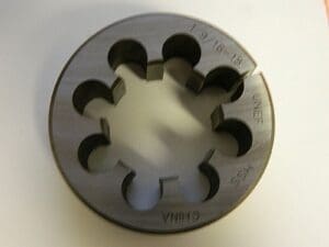 Interstate 1-9/16 - 18 UNEF High Speed Steel Round Adjustable Die 315-1612