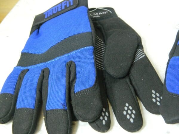 TILLMAN True Fit Large Blue Elastic Cuff Cold Winter Gloves Qty 2 Pairs 1468L