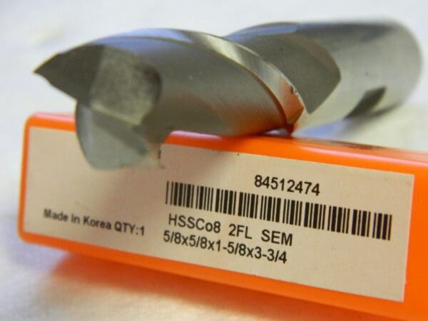 Hertel 5/8", 1-5/8" LOC 3-3/4" OAL 2 FL Cobalt Square End Mill QTY 2 E299915980