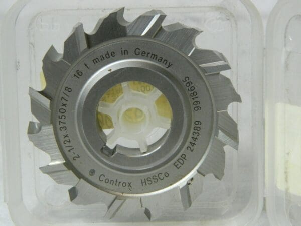 Controx Cobalt Side Chip Saw 2-1/2” Blade Dia x 3/8” Thick 7/8” Hole 244389