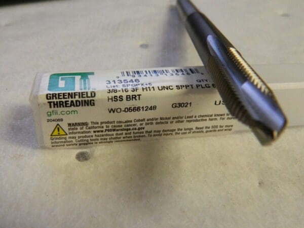 Greenfield Threading Extension Taps; Thread Size: 3/8-16 UNC 313546