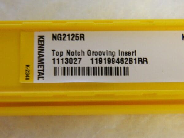 Kennametal NG2125R KC730 Carbide Grooving Insert QTY 4 1113027