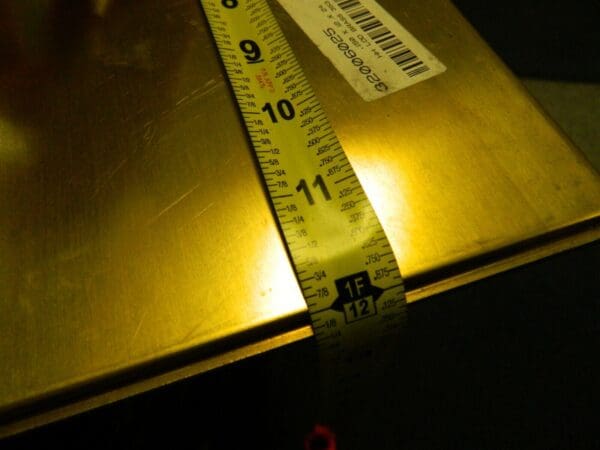 Pro 0.15 Inch Thick x 12 Inch Wide x 24 Inch Long, Brass Sheet