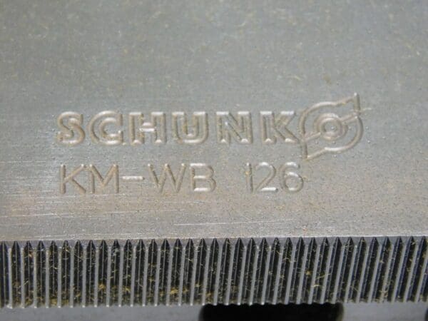 Schunk INCOMPLETE 2 Piece Square Soft Lathe Chuck Jaws KM-WB 126 132131